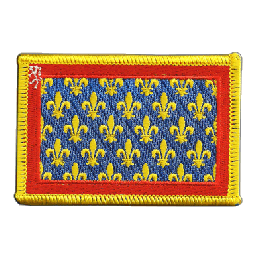 Ecusson Royal Patch Patch Brodé Blason Royaume De France - Écusson