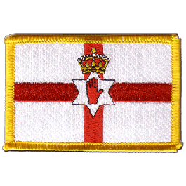 Parche Bordado Irlanda/EIRE Para Coser - 70x45 Mm, Bandera Irlandesa, Nuevo, Ideal Chaquetas O Mochilas