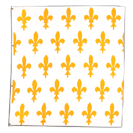 Lot De 4 Autocollants Vinyl Drapeau Fleur De Lys - Stickers Voiture, Moto, Casque, Décoration Patriotique Ou Historique