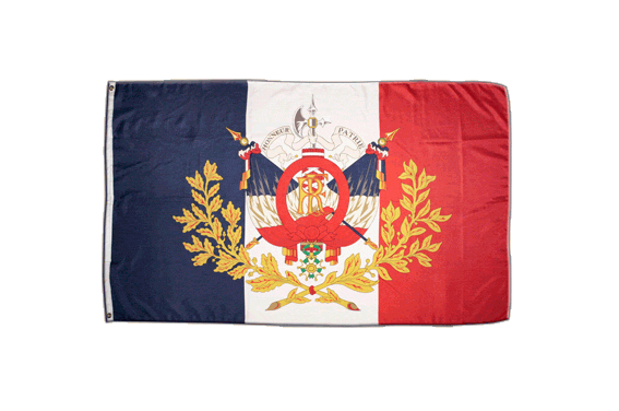 Écusson avec drapeau France