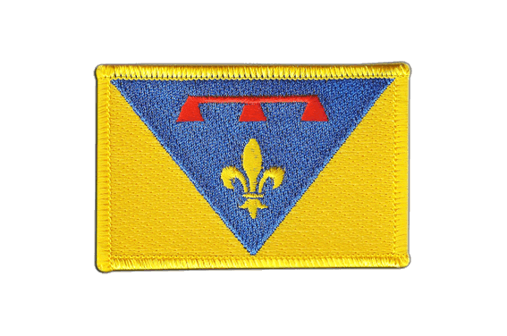 Écusson Du Béarn Brodée - Patch Blason Béarn Avec Dos Scratch Et Support à Coudre - Fabriqué En France