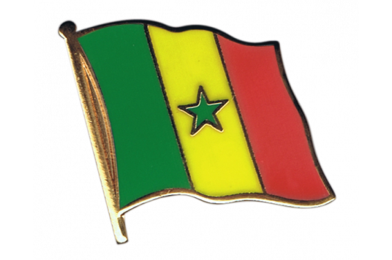 Pin's Drapeaux Jumelage France-Sénégal En Acier - Neuf Avec étiquettes, Pour Cérémonies Ou Collection