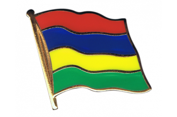 Patch Ecusson Brode Imprime Drapeau Ile Maurice Mauritius Ma