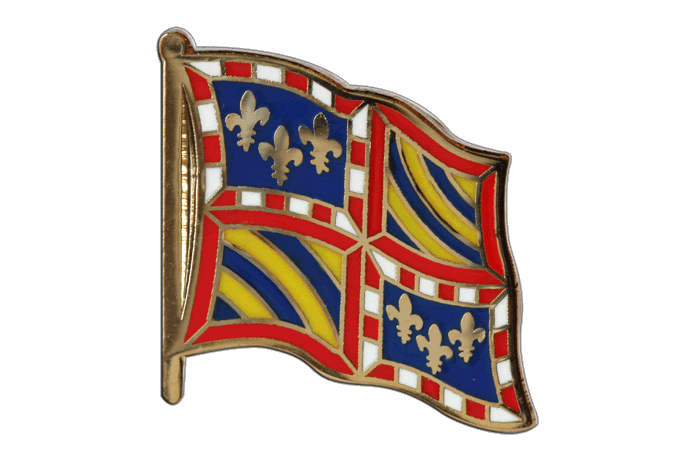 Pin's (épinglette) Drapeau France Bourgogne - 2 x 2 cm - maison-des