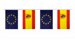 Guirlande d'amitié Espagne - Union européenne UE - 15 x 22 cm