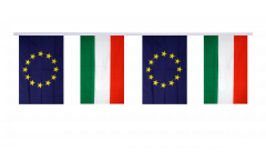 Guirlande d'amitié Hongrie - Union européenne UE - 15 x 22 cm