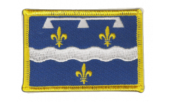 Écusson brodé France Loiret - 8 x 6 cm
