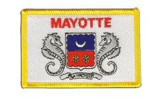 Écusson brodé France Mayotte - 8 x 6 cm