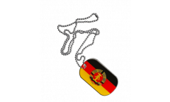 Dog Tag Allemagne RDA - 3 x 5 cm