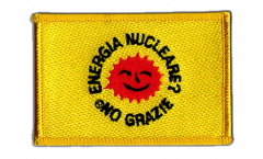 Écusson brodé Energia Nucleare No Grazie - 8 x 6 cm
