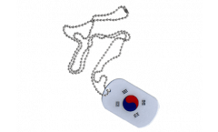 Dog Tag Corée du Sud - 3 x 5 cm