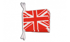 Guirlande Royaume-Uni Union Jack rouge - 15 x 22 cm