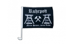 Drapeau de voiture Allemagne Ruhrpott Ruhr région 2 - 30 x 40 cm