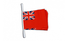 Guirlande Royaume-Uni Britannique pavillon marchand Red Ensign - 15 x 22 cm