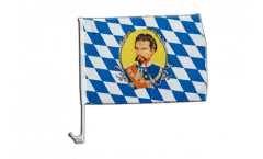 Drapeau de voiture Allemagne Bavière Roi Louis - 30 x 40 cm