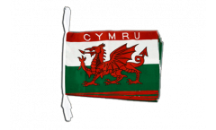 Guirlande Pays de Galles CYMRU - 30 x 45 cm