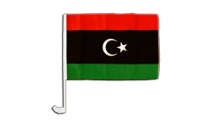 Drapeau de voiture Libye - 30 x 40 cm