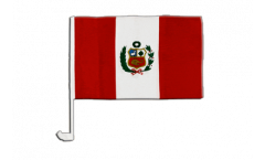 Drapeau de voiture Pérou - 30 x 40 cm