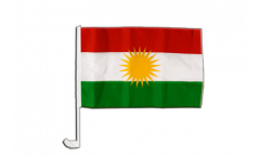 Drapeau de voiture Kurdistan - 30 x 40 cm