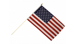Kit : 10 Drapeaux USA Etats Unis sur hampe - 30 x 45 cm