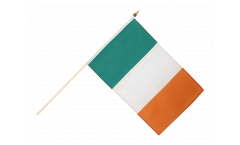 Kit : 10 Drapeaux Irlande sur hampe - 30 x 45 cm