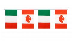Guirlande d'amitié Italie - Canada - 15 x 22 cm
