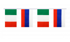 Guirlande d'amitié Italie - Russie - 15 x 22 cm