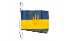 Guirlande Ukraine avec Blason - 30 x 45 cm