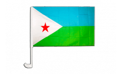 Drapeau de voiture Djibouti - 30 x 40 cm
