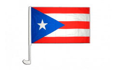 Drapeau de voiture USA US Puerto Rico - 30 x 40 cm