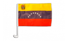 Drapeau de voiture Venezuela 8 Etoiles avec Blason - 30 x 40 cm