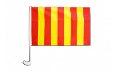 Drapeau de voiture Bande jaune-rouge - 30 x 40 cm