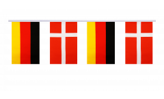 Guirlande d'amitié Allemagne - Danemark - 15 x 22 cm