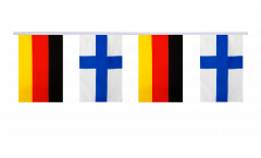 Guirlande d'amitié Allemagne - Finlande - 15 x 22 cm