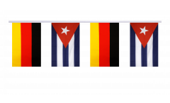 Guirlande d'amitié Allemagne - Cuba - 15 x 22 cm