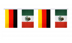 Guirlande d'amitié Allemagne - Mexique - 15 x 22 cm