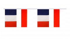 Guirlande d'amitié France - Pologne - 15 x 22 cm