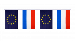 Guirlande d'amitié Luxembourg - Union européenne UE - 15 x 22 cm