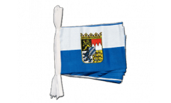 Guirlande Allemagne Bavière Dienstflagge - 15 x 22 cm