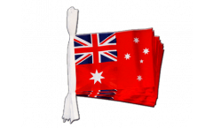 Guirlande Australie red Ensign Pavillon marchand - 15 x 22 cm