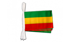 Guirlande Éthiopie sans blason, Rasta - 15 x 22 cm