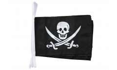 Guirlande Pirate avec deux épées - 30 x 45 cm