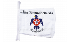 Guirlande USA Etats-Unis Thunderbirds US Air Force - 30 x 45 cm