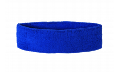 Bandeau de transpiration Unicolore Bleu - 6 x 21 cm