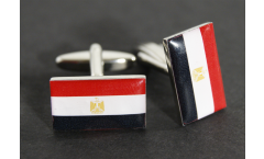 Boutons de Manchette drapeau Egypte - 18 x 12 mm