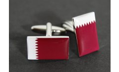 Boutons de Manchette drapeau Qatar - 18 x 12 mm