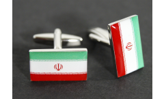 Boutons de Manchette drapeau Iran - 18 x 12 mm