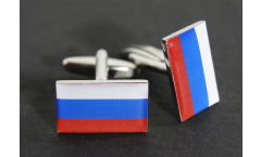 Boutons de Manchette drapeau Russie - 18 x 12 mm