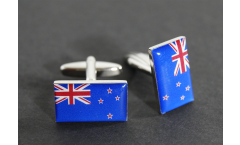 Boutons de Manchette drapeau Nouvelle-Zélande - 18 x 12 mm