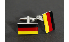 Boutons de Manchette drapeau Allemagne - 18 x 12 mm